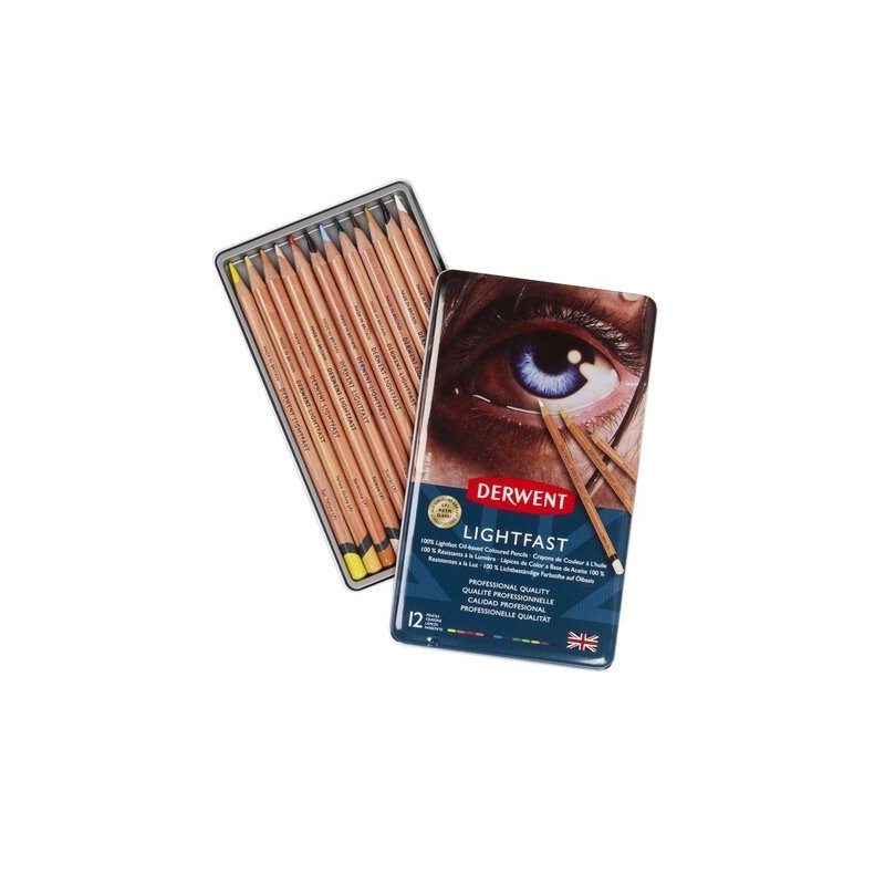 Derwent Lightfast Pencils Tin (12)