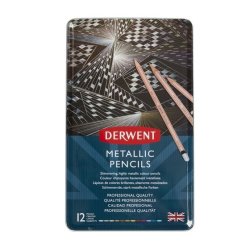 Derwent Metallic Pencil (12) Tin