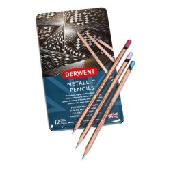 Derwent Metallic Pencil (12) Tin