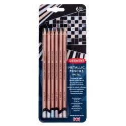 Derwent Metallic Pencil Pastel (6) Blister