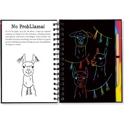 Llamas & Friends Scratch & Sketch Art Book