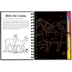 Llamas & Friends Scratch & Sketch Art Book