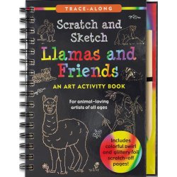 Llamas & Friends Scratch & Sketch Art Book