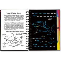 Scratch & Sketch Sharks Art Book