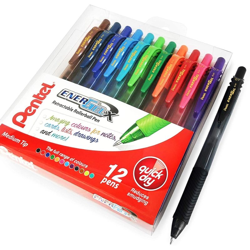 Pentel Fabric Gel Roller Pens