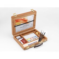 Professional Watercolour Bamboo Box - Half Pan