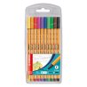 Stabilo Point 88 Fineliner Pen Assorted Pack of 10