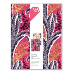 V & A Luxury Foiled Notecards - Furnishing fabrics