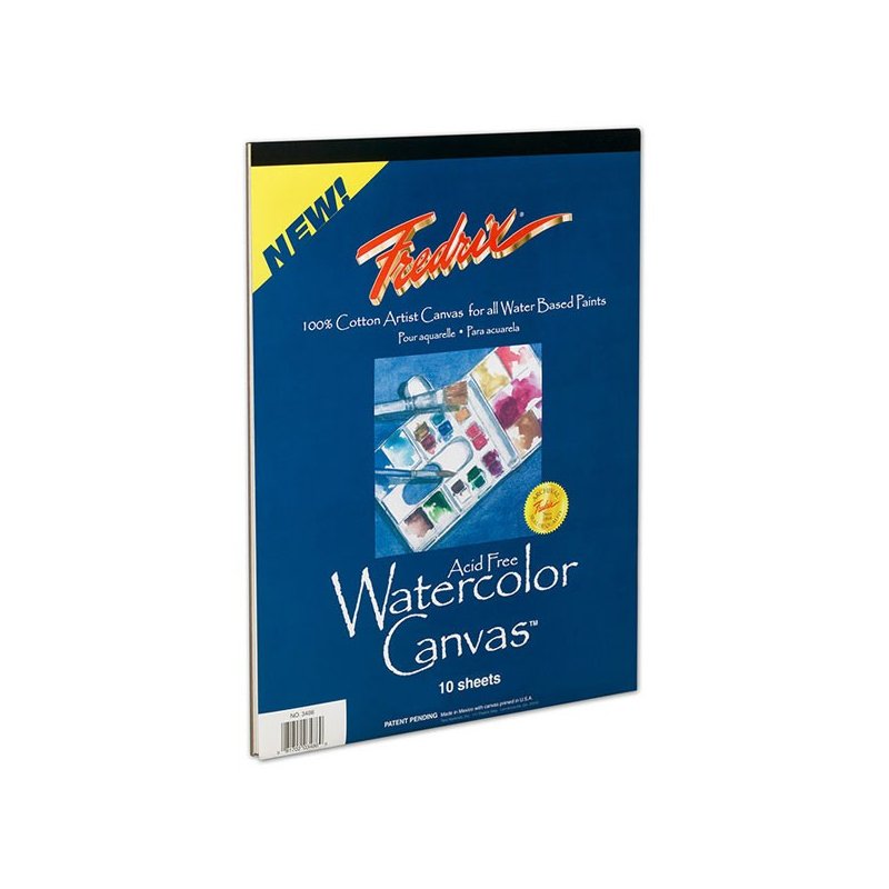 Fredrix Watercolour Canvas Pad - 9" x 12"