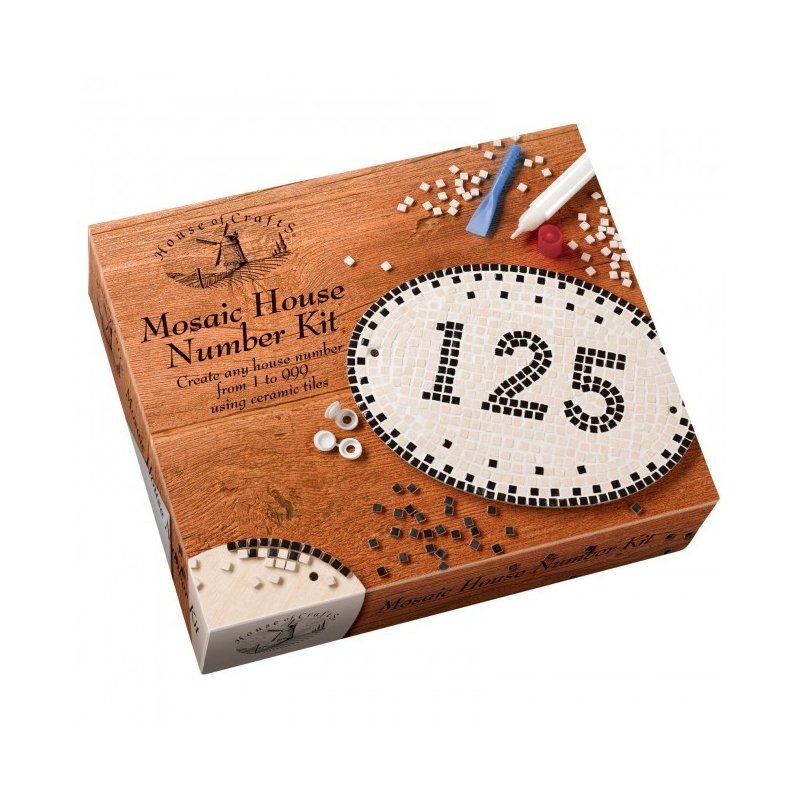 House of Crafts Mosaic House Number Kit