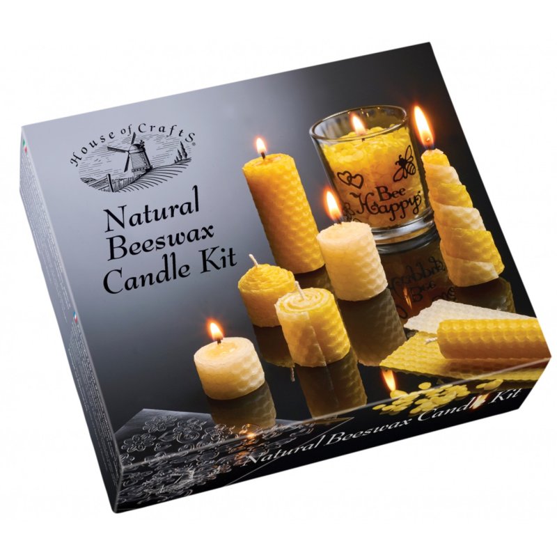 House of Crafts Natural Beeswax Candle Kit