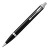 Parker Im Black Chrome Trim Ballpoint & Fountain Pen Set