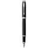 Parker Im Black Chrome Trim Ballpoint & Fountain Pen Set