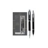 Parker Im Black Chrome Trim Ballpoint & Fountain Pen Set