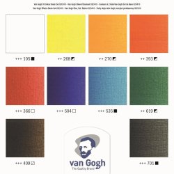 Van Gogh Oil Colour 10 x 20ml Paint Set