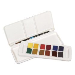 Daler Rowney Aquafine 48 Half Pan Studio Watercolour Set