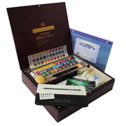 Daler Rowney Artists Quality Watercolour Tube Wooden Box - Large