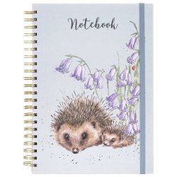 Hedgehog Love and Hedgehugs A4 Notebook