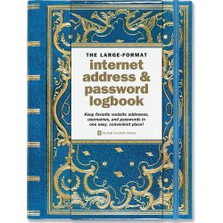 Celestial Large-Format Internet Address & Password Logbook