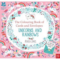 National Trust: The Colouring Book of Cards and Envelopes - Unicorns and Rainbows