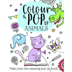 Colour & Pop Up Animals