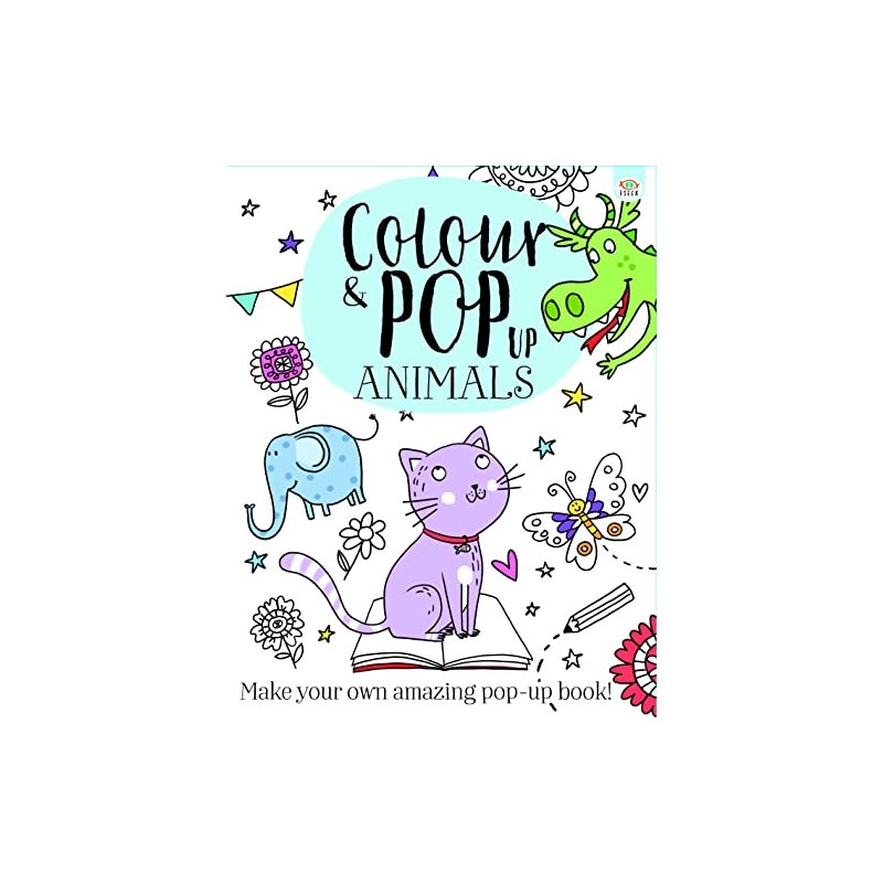 Colour & Pop Up Animals