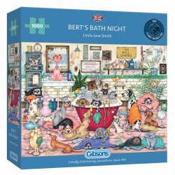 Gibsons Bert's Bath Night 1000 piece jigsaw