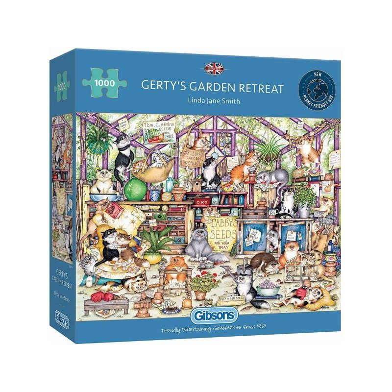 Gibsons Gerty's Garden Retreat 1000 piece jigsaw
