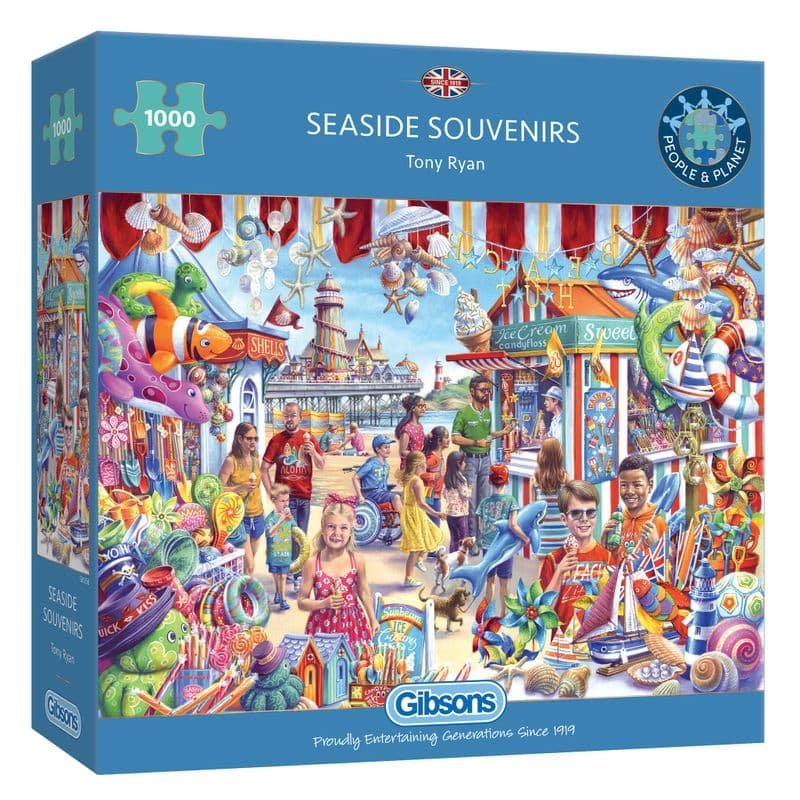 Gibsons Seaside Souvenirs 1000 piece jigsaw