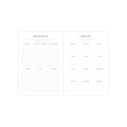 Letts Conscious A6 Day to a Page Diary with Appointments 2024 - Multilanguage