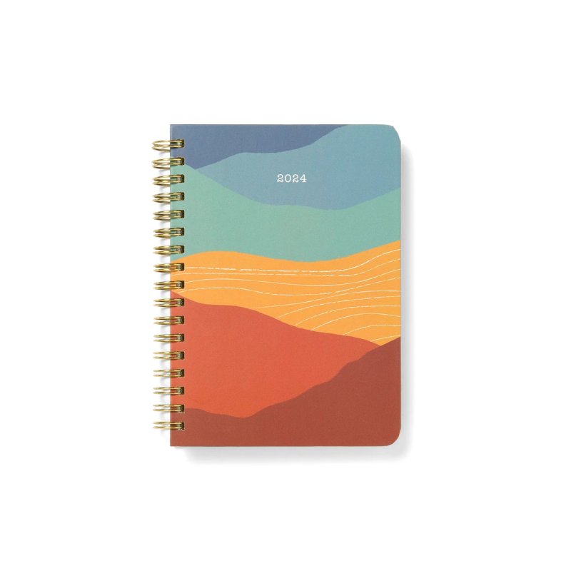 Letts Earth A6 Week to View Diary 2024 - Multilanguage