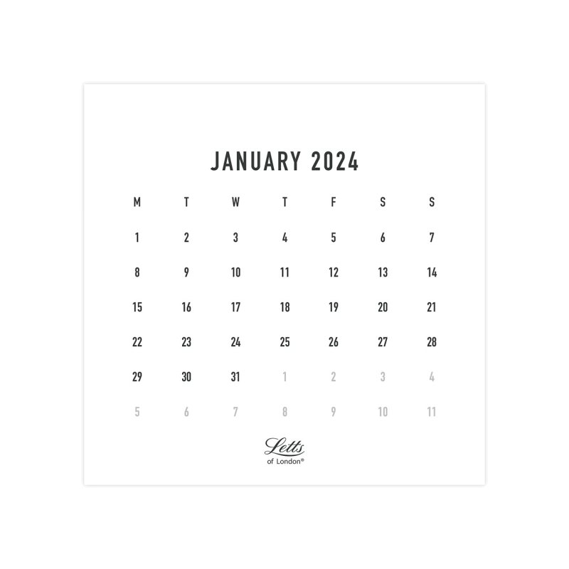 Letts Conscious 2025 Desk Calendar