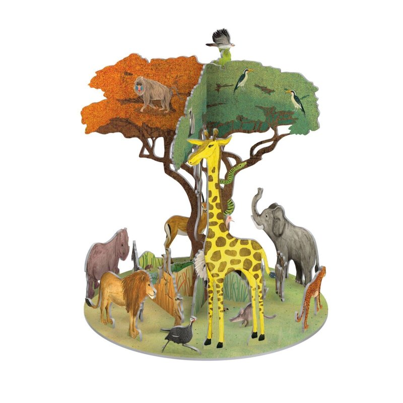 Roger La Borde - Wild Savannah Large Pop and Slot Scene