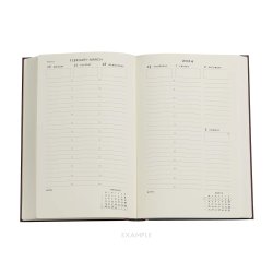 Paperblanks Maxi Vertical Inkblot Old Leather Collection 2024 Planner