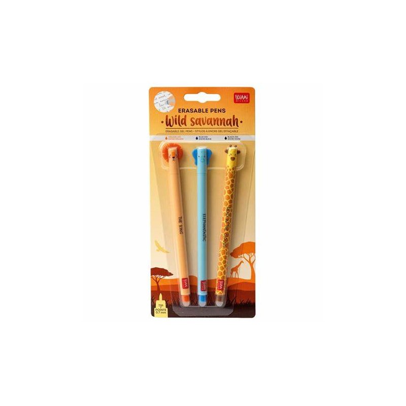 Wild Savannah erasable pens