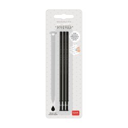 Erasable pen black ink refills