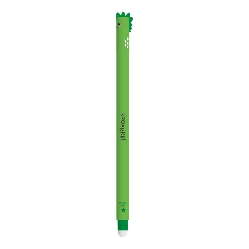 Dinosaur erasable pen - green ink