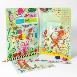 Mermaid writing set