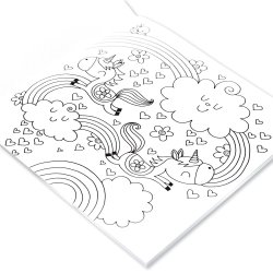 Unicorns and Rainbows Colouring Book