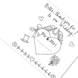 Wedding Activity and Colouring Book