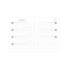 Serene A6 Week to View Diary 2025 - Multilanguage