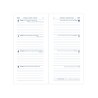Memo Slim Week to View Diary 2025 - Multilanguage
