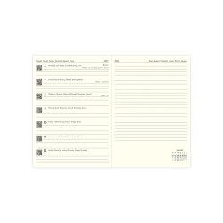 Edge A5 Week to View Diary with Notes 2025