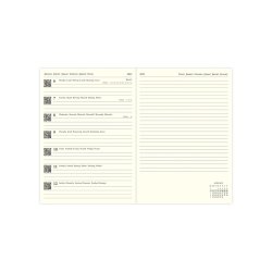 Edge A6 Week to View Diary with Notes 2025