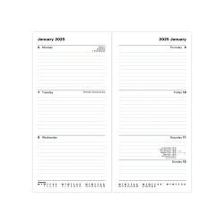 Principal Slim Week to View Diary 2025 - English