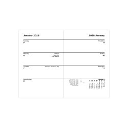Principal Compact Pocket Week to View Diary 2025 - Sunday Start - English