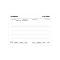 Principal Mini Pocket Day to a Page Diary 2025 - English