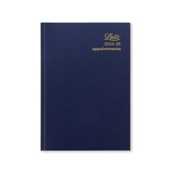 Standard A5 Day to a Page Diary with Appointments 2024-2025 - English