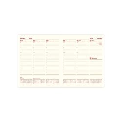 Lexicon Quarto Week to View Diary with Appointments 2025 - English