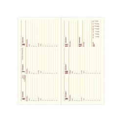 Lexicon Slim Landscape Week to View Diary with Appointments 2025 - English
